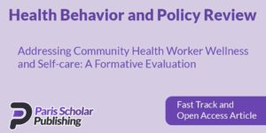 Addressing Community Health Worker Wellness and Self-care